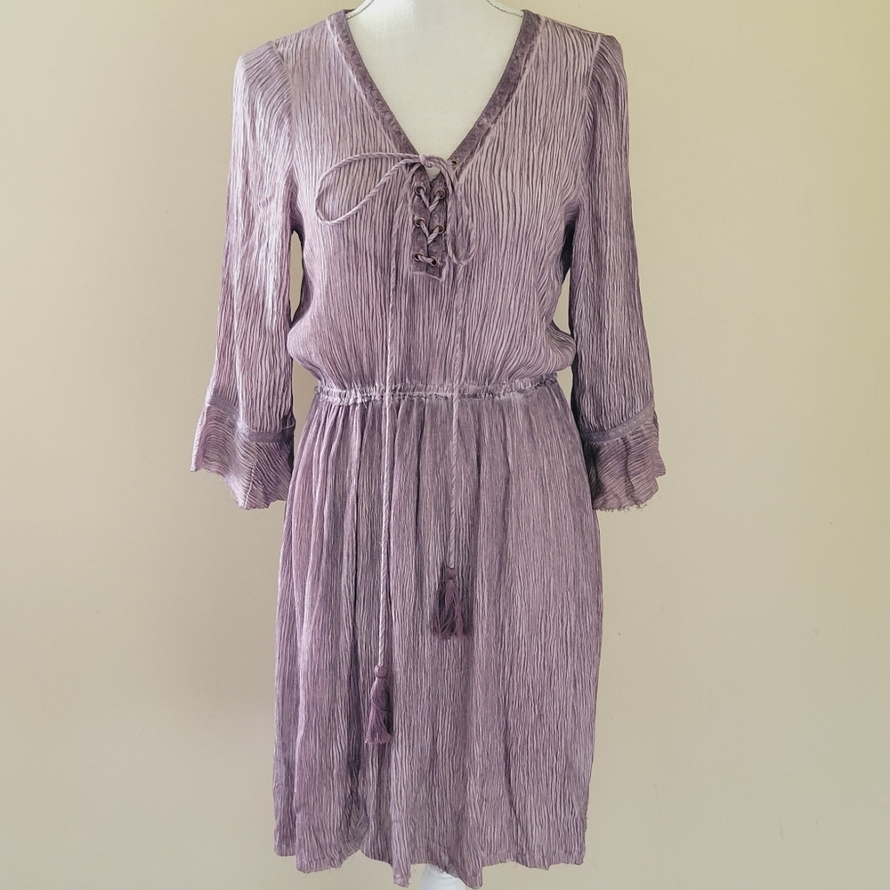 Hyku mauve guaze dress size medium